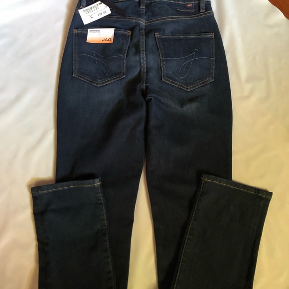 Jag Jeans High Rise Straight Leg Size 2 - Picture 3 of 7
